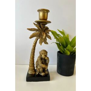 Joy Monkey and Palm Candlestick Female