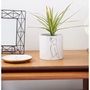 Joy Standing Woman Planter black Female