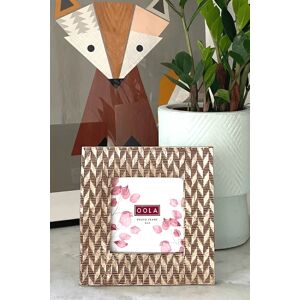 Joy Square Rose Gold Deco Photo Frame Gold Female