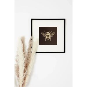 Joy Bee Framed Wall Art Black Black Unisex