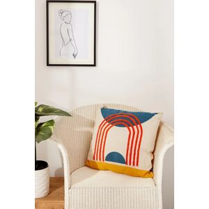 Joy Pop Art Tufted Cushion Unisex