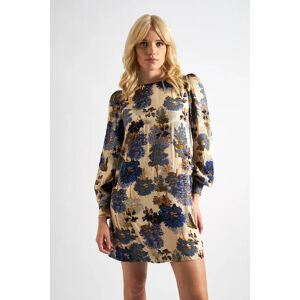 Louche Didee Forest Scape Print Mini Dress - Navy blue 16 Female