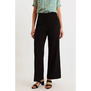 Louche Elina Straight Leg Trouser Black Black 12 Female