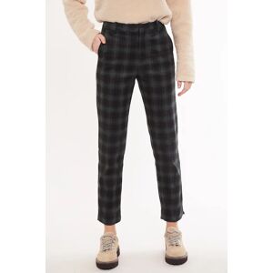 Louche Joele Garden Check Slim Ankle Length Trouser black 16 Female