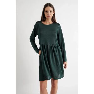 Louche Marylene Marl Throw On Mini Dress in Green green 10 Female