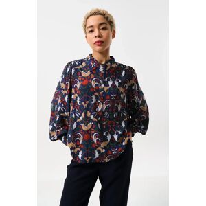 Louche Tifenn Arts & Crafts Print Shirt red 8 Female