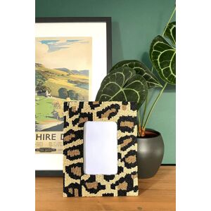 Joy Leopard Beaded Design Photo Frame Female