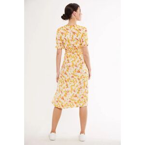 Louche Corina Retro Floral Midi Dress Floral 10 Female