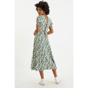 Louche Romola Liseron Laced Back Midi Dress green 10 Female