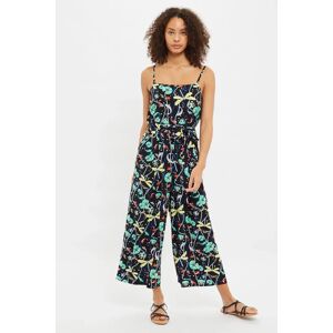 Louche Sikke Pond Print Strappy Jumpsuit black 16 Female