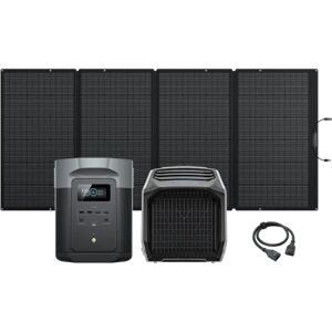 EcoFlow Europe EcoFlow WAVE 2 +EcoFlow DELTA 2 Max + 400W Portable Solar Panel + XT150