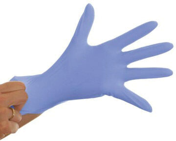 Allanda Blue Nitrile Powder Free Disposable Gloves - XL - 100 Pack