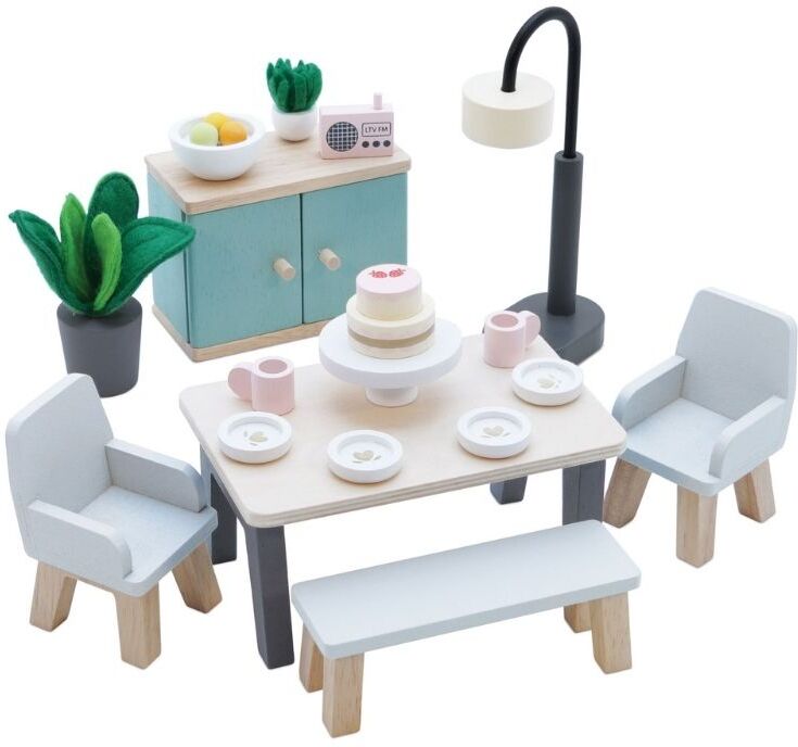 Le Toy Van Doll's House Dining Room Furniture Set