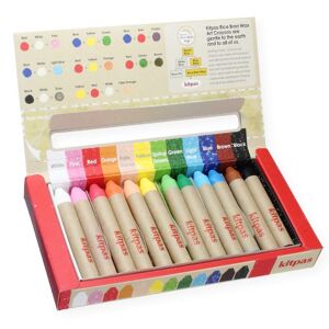 Kitpas Rice Wax Crayons - Medium - 12 Pack