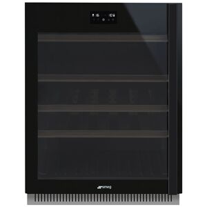 Smeg CVI638LWN2 60cm Black Dolce Stil Novo Under Counter Wine Cooler - Black