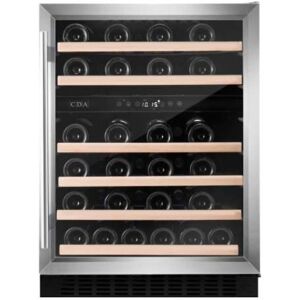 CDA WCCFO602SS 60cm Stainless Steel Freestanding Under Counter Wine Cooler - Stainless Steel