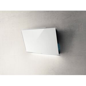 Elica FILM-WH 80cm White Glass Angled Wall Mounted Cooker Hood - White