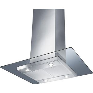 Smeg KEIV90E 90cm St.Steel & Glass Island Cooker Hood - Stainless Steel