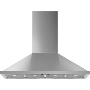 Smeg KPF12X 120cm Stainless Steel Portofino Chimney Cooker Hood - Stainless Steel