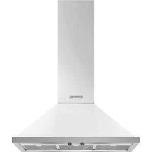 Smeg KPF9WH 90cm White Portofino Chimney Cooker Hood - White