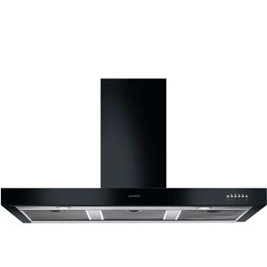 Smeg KS110BLE 110cm Black 'Symphony' Chimney Cooker Hood - Black