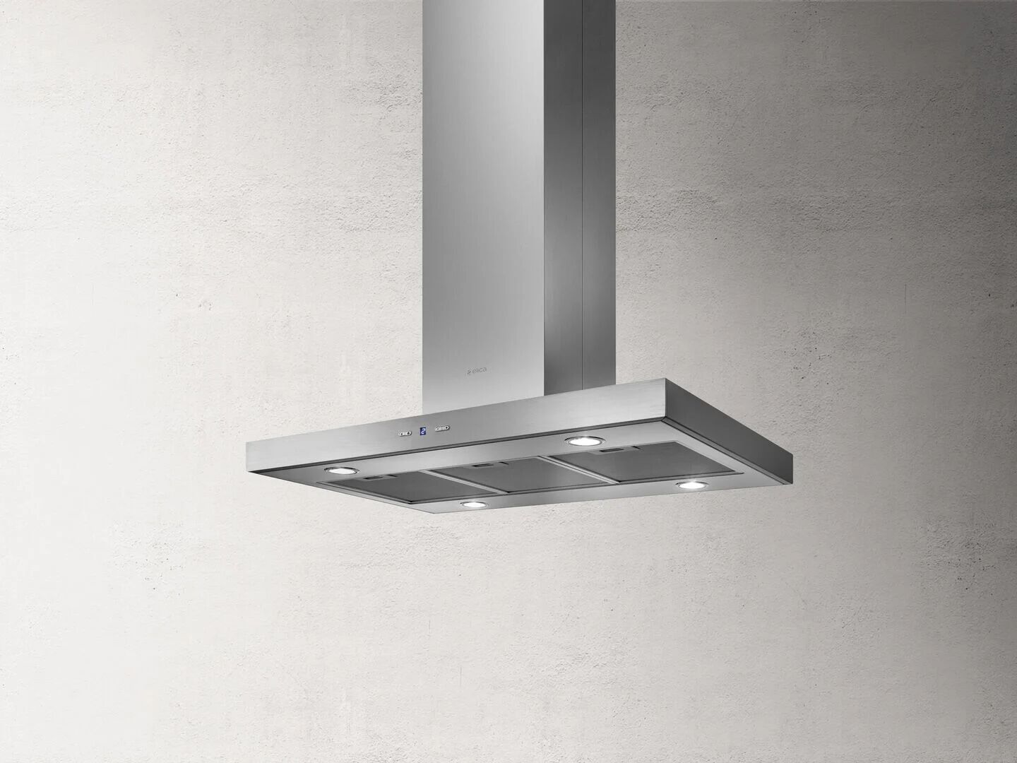 Elica CRUISE-ISLAND Stainless Steel 90cm Island Cooker Hood - Stainless Steel