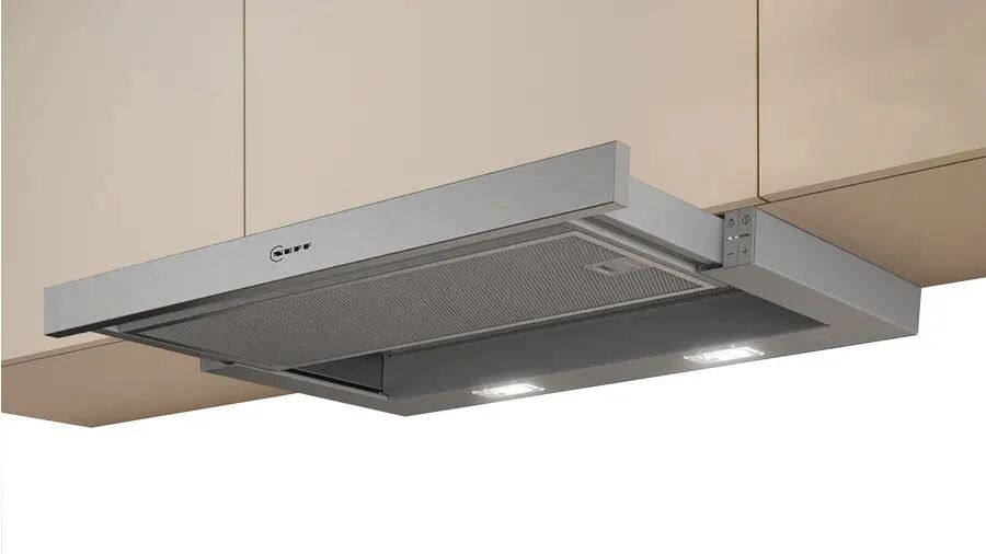 NEFF D46ED22N1B 60cm Silver Telescopic Cooker Hood - Silver