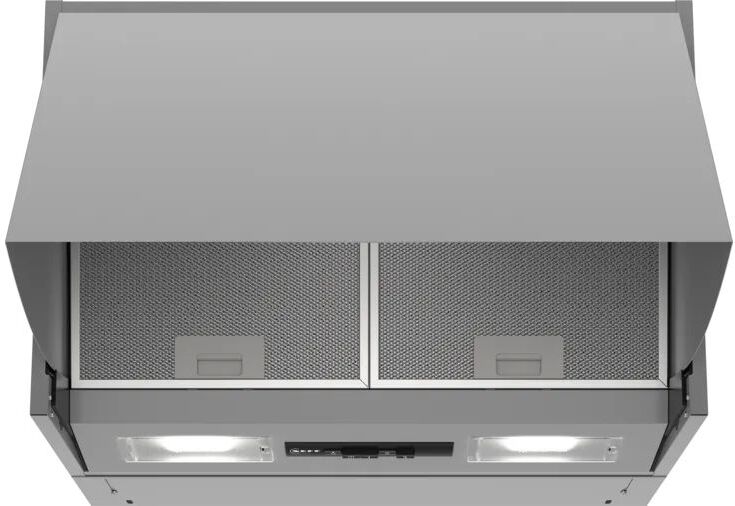 NEFF D61MAC1X0B 60cm Integrated Cooker Hood - Silver