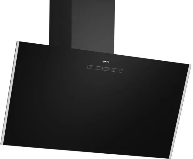 NEFF D83IDK1S0B 80Cm Black Chimney Cooker Hood - Black