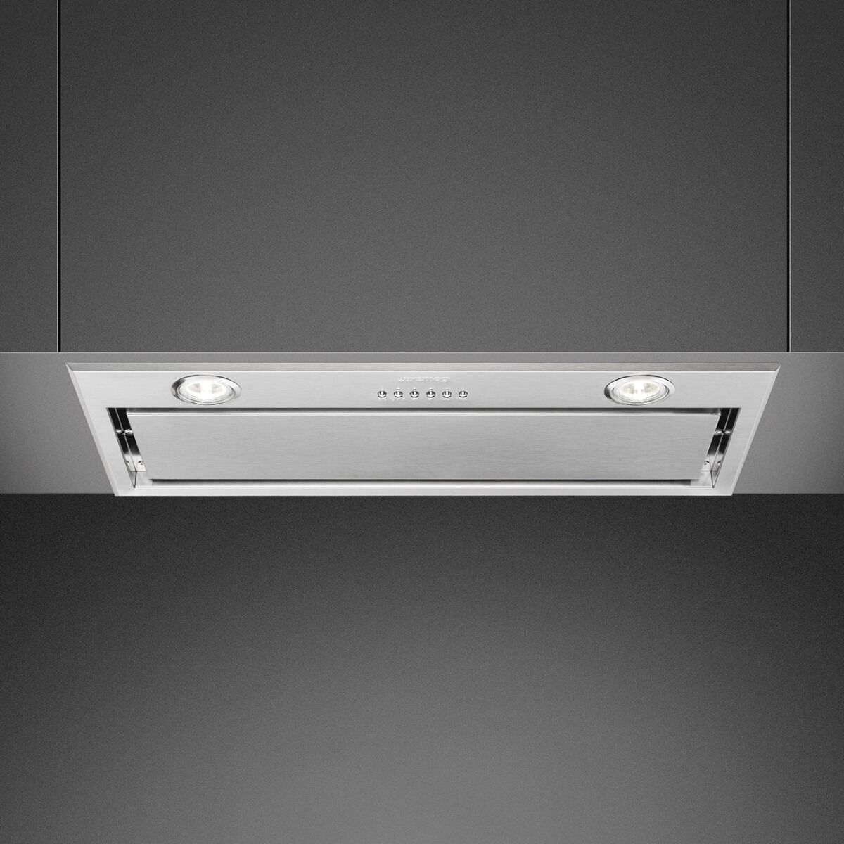 Smeg KSEG58PXE 54cm Stainless Steel Canopy Cooker Hood - Stainless Steel