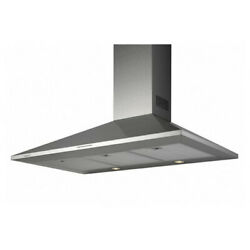Hotpoint HSD9EIX Stainless Steel and Glass Wall Mounted Cooker Hood - Stainless Steel
