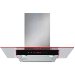 CDA EKN70SS 70cm Stainless Steel Flat Glass Chimney Hood - Stainless Steel