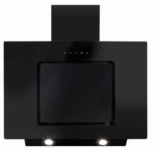 CDA EVA70BL 70Cm Black Angled Chimney Cooker Hood - Black