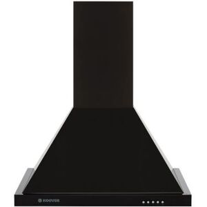 Hoover HCE160N 60Cm Black Chimney Cooker Hood - Black