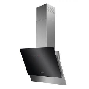 Zanussi ZFV916Y 60Cm Black Angled Chimney Cooker Hood - Black