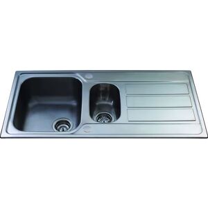 CDA KA52SS Stainless Steel Inset 1.5 Bowl Sink - Stainless Steel