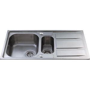 CDA KA82SS Inset 1.5 Bowl Sink - Stainless Steel