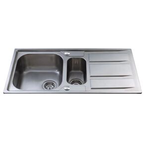 CDA KA82SS Inset 1.5 Bowl Sink - Stainless Steel