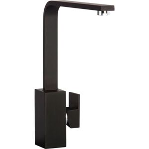 CDA TV9BL Black Contemporary Square Side Single Lever Tap - Black