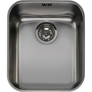 Smeg UM40N 40cm Alba Stainless Steel Undermounted Single Bowl Sink - Stainless Steel