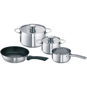 Bosch HEZ390042 Non-Branded St/Steel High Quality Saucepan Set - Stainless Steel