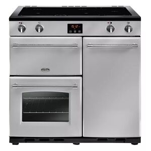 Belling FARMHOUSE 90EISI 90Cm Silver Induction Range Cooker - Silver