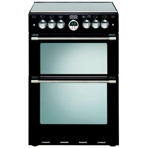 Stoves Sterling 600G Black 60cm Double Oven Gas Cooker - Black