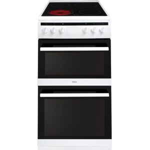 Amica AFC5100WH 50cm White Freestanding Electric Ceramic Cooker - White