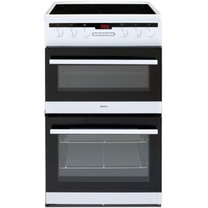 Amica AFC5550WH 50cm White Cooker With Ceramic Hob - White