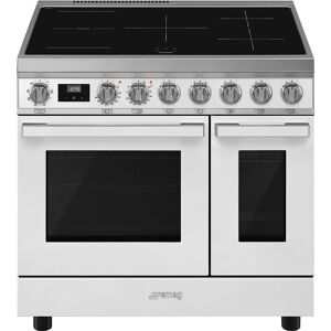 Smeg CPF92IMWH 90cm White Portofino Induction Range Cooker - White