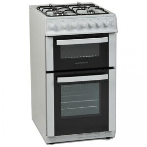 Nordmende CTG51WH White 50cm Twin Cavity Gas Cooker - White