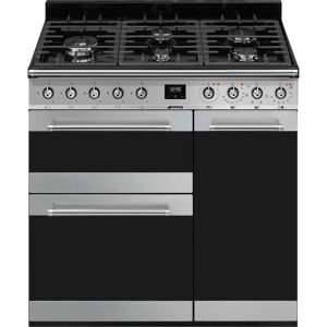 SY93-1 Stainless Steel 90cm Symphony Dual Fuel Range Cooker - Stainless Steel