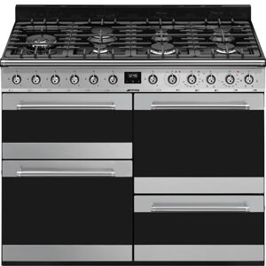 Smeg SYD4110-1 Stainless Steel 110cm Symphony Dual Fuel Range Cooker - Stainless Steel