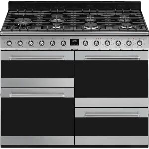 Smeg SYD4110-1 Stainless Steel 110cm Symphony Dual Fuel Range Cooker - Stainless Steel